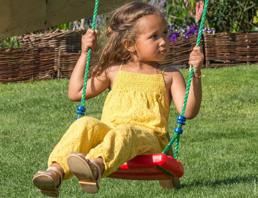 Jungle Castle | Wooden climbing frame with swing